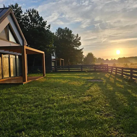 Osada Pod Gwiazdami Lasko & Spa - Family Ogrodzony Dom, 150M Do Prywatnego Stawu Z Plaza I Kajakami, Kominek, Grill, Ognisko, Kajaki, Plaza, Jeziora, Opcja Prywatnego Jacuzzi Villa Lasko