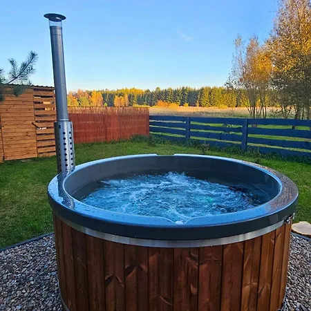 Osada Pod Gwiazdami & - Family Ogrodzony Dom, Kominek, Grill, Ognisko, Kajaki, Plaza, Jeziora, Opcja Prywatnego Jacuzzi * Lasko